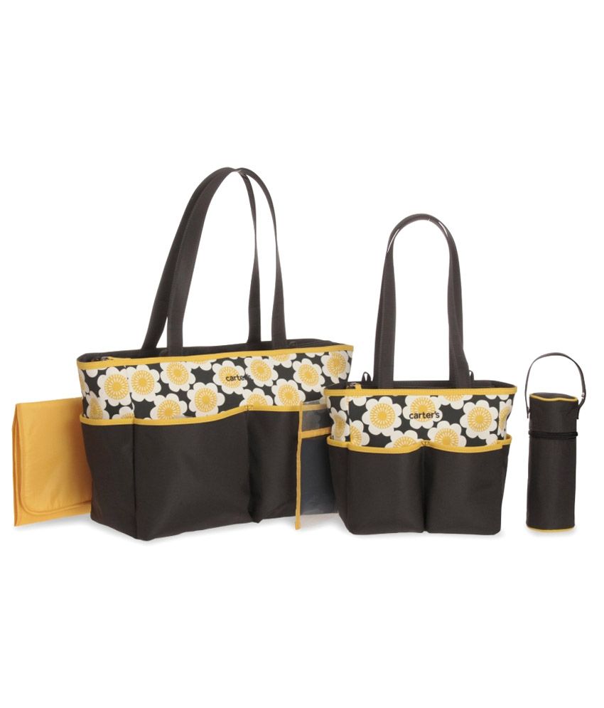yellow changing bag