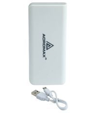 Acromax 13000 mAh Power Bank With Cable For HTC One mini 2 - Grey