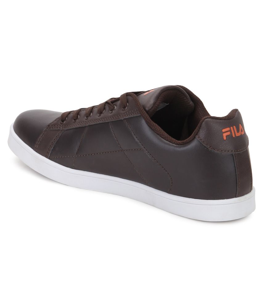 fila shoes brown