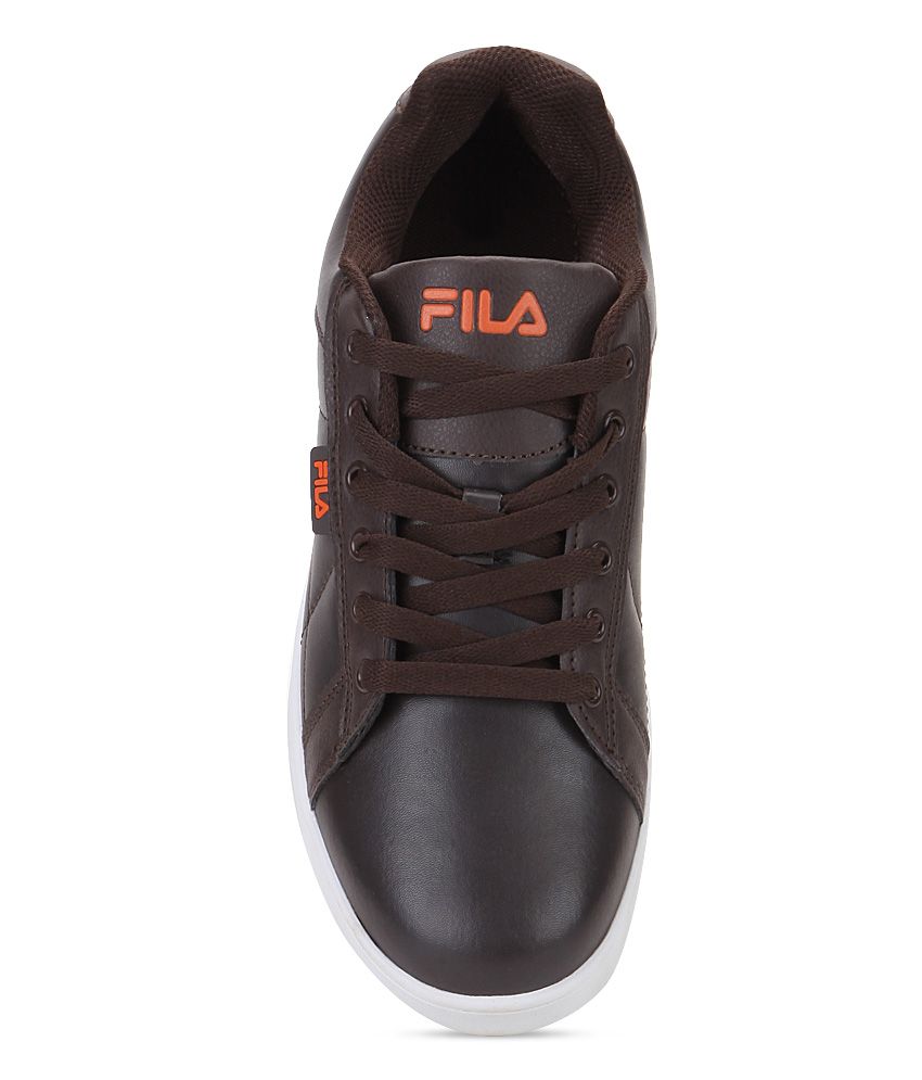 fila shoes brown