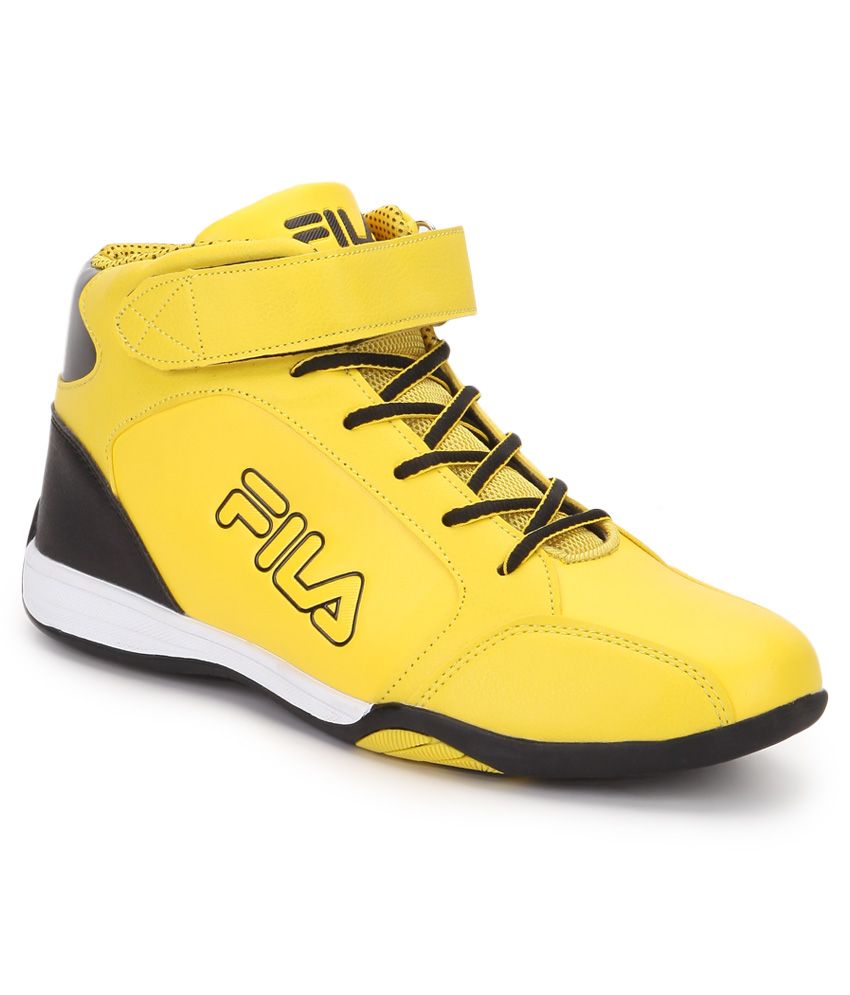 fila neon yellow shoes