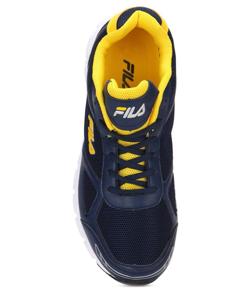 fila jump in navy blue basketball shoes