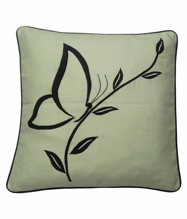     			Hugs'n'Rugs Single Cotton Cushion Cover (40 x 40 cm) 16 x 16