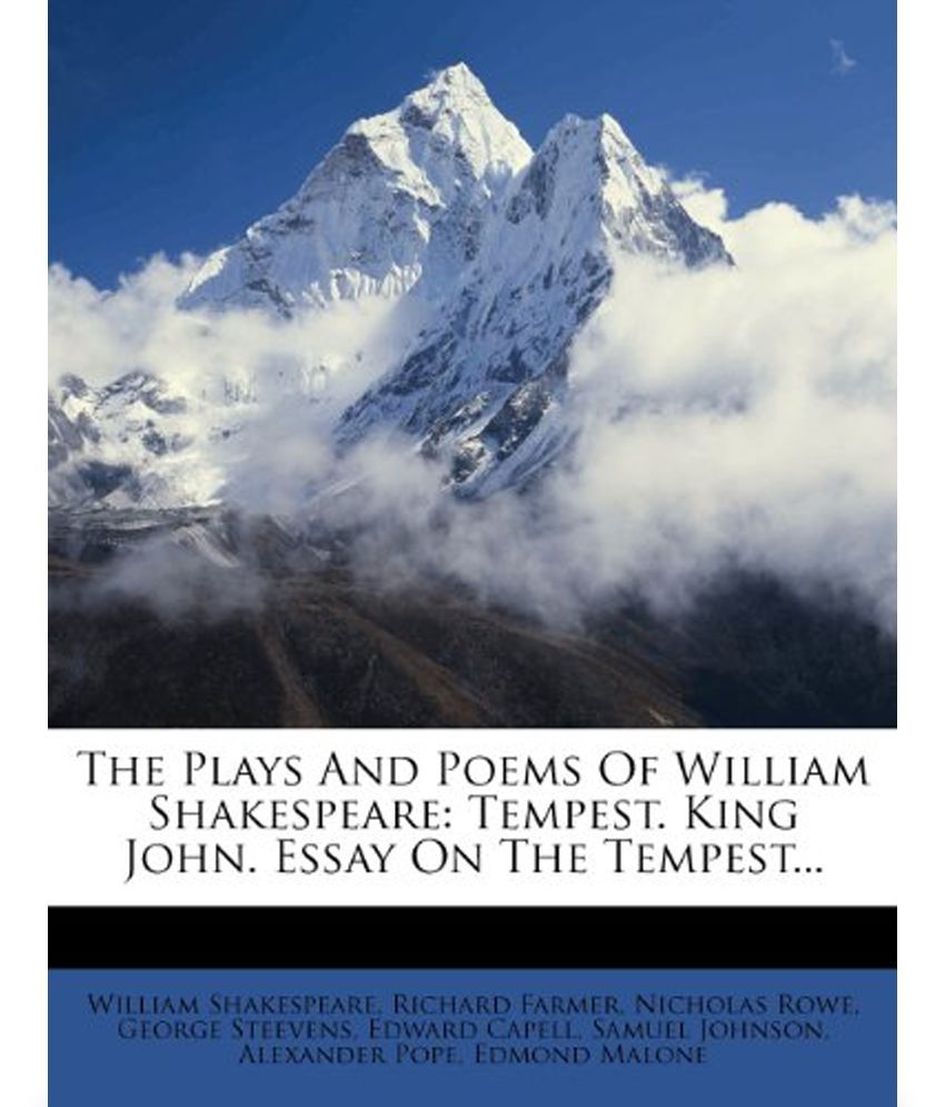 Essay on the tempest by william shakespeare