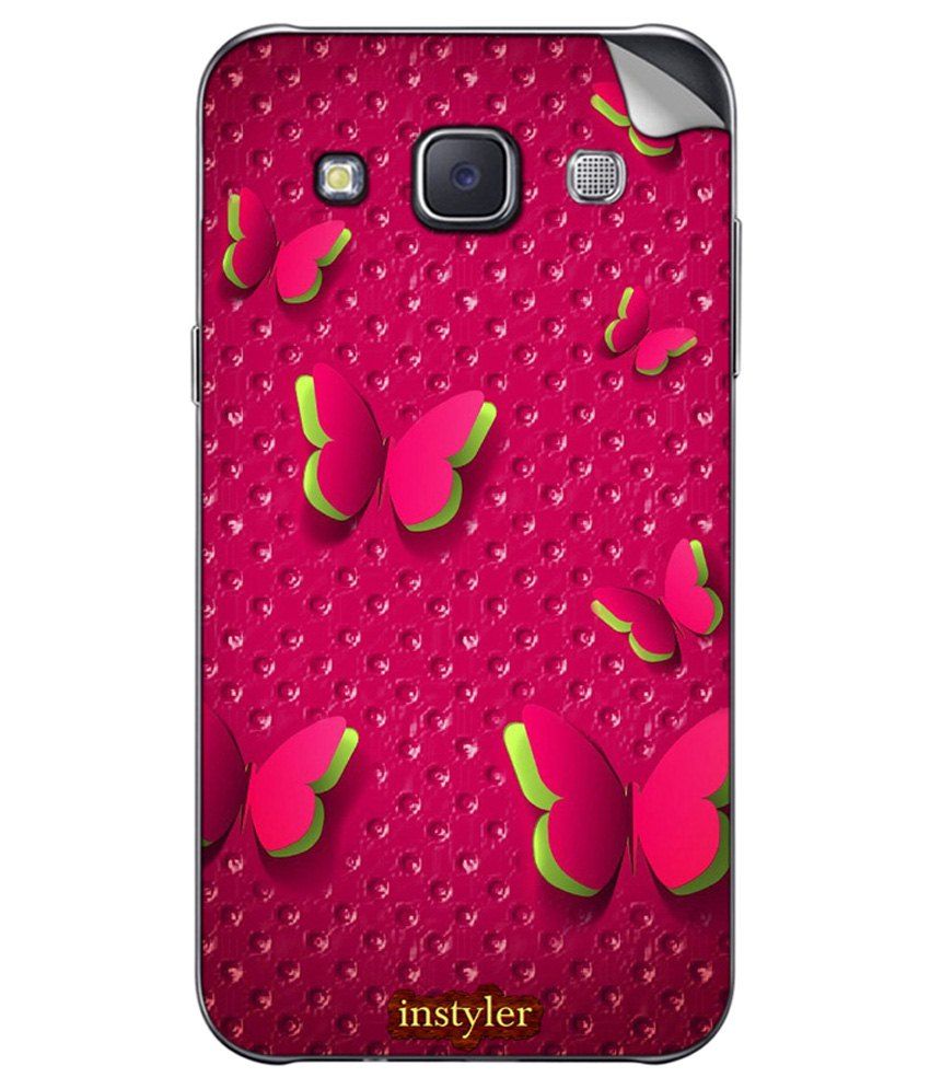 Instyler Mobile Skin Sticker For Samsung Galaxy A7 DuosMulticolour Designer Stickers Online