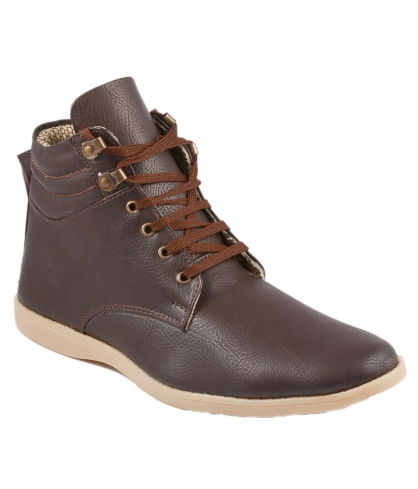 mens brown smart casual shoes