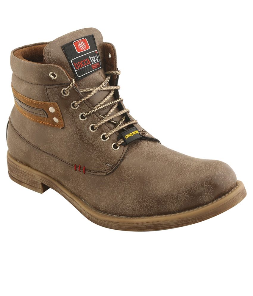 bacca bucci men's brown boots