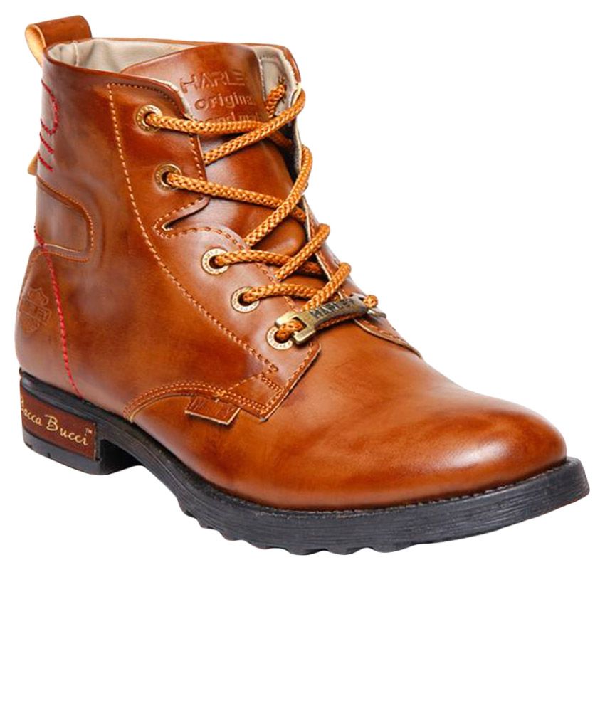 Bacca Bucci Tan Boots - Buy Bacca Bucci Tan Boots Online at Best Prices ...