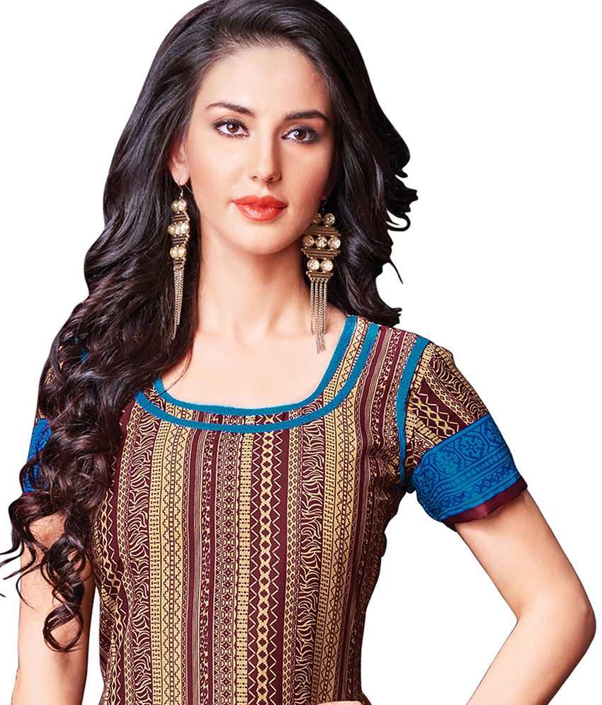 salwar top material