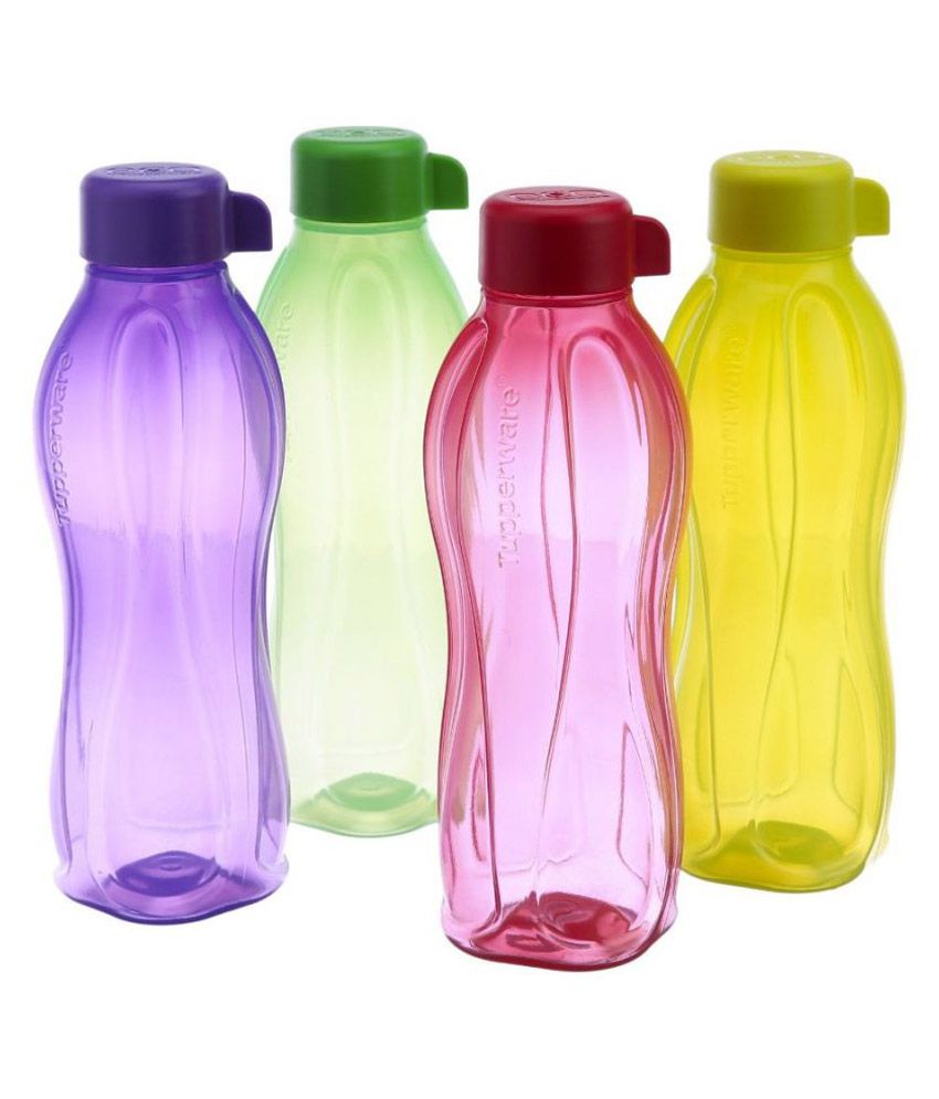     			Tupperware Water Bottle 1 Ltr - Set of 4