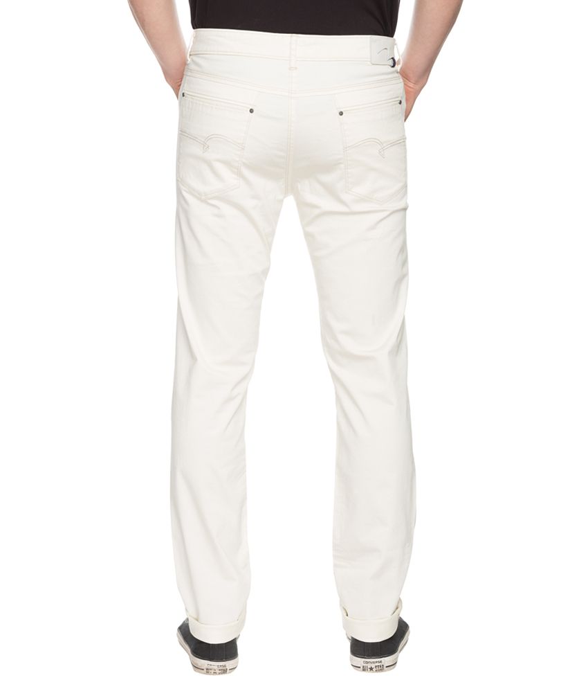 spykar slim fit cotton joggers