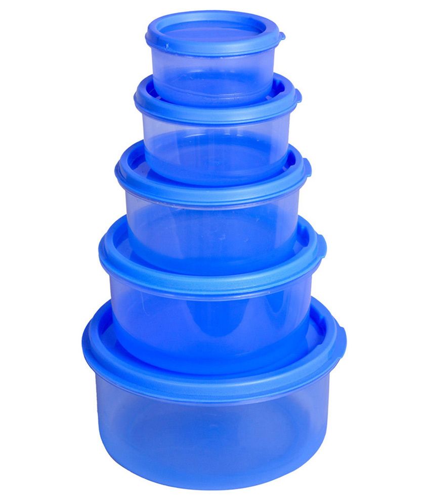 Princeware Steel Container Set of 5 buy 1 & Get 1 Buy Online at Best