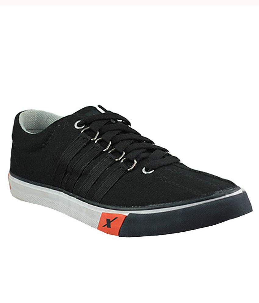 sparx casual shoes black