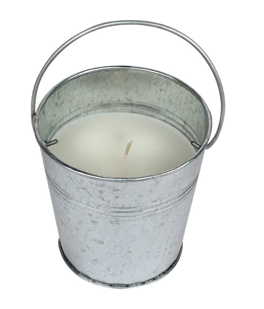 Swhf Mosquito Repellent Bucket Candle: Silver: Buy Swhf Mosquito ...