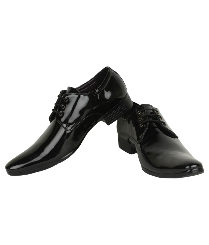 Paul Walker Black Formal Shoes Price in India- Buy Paul Walker Black ...