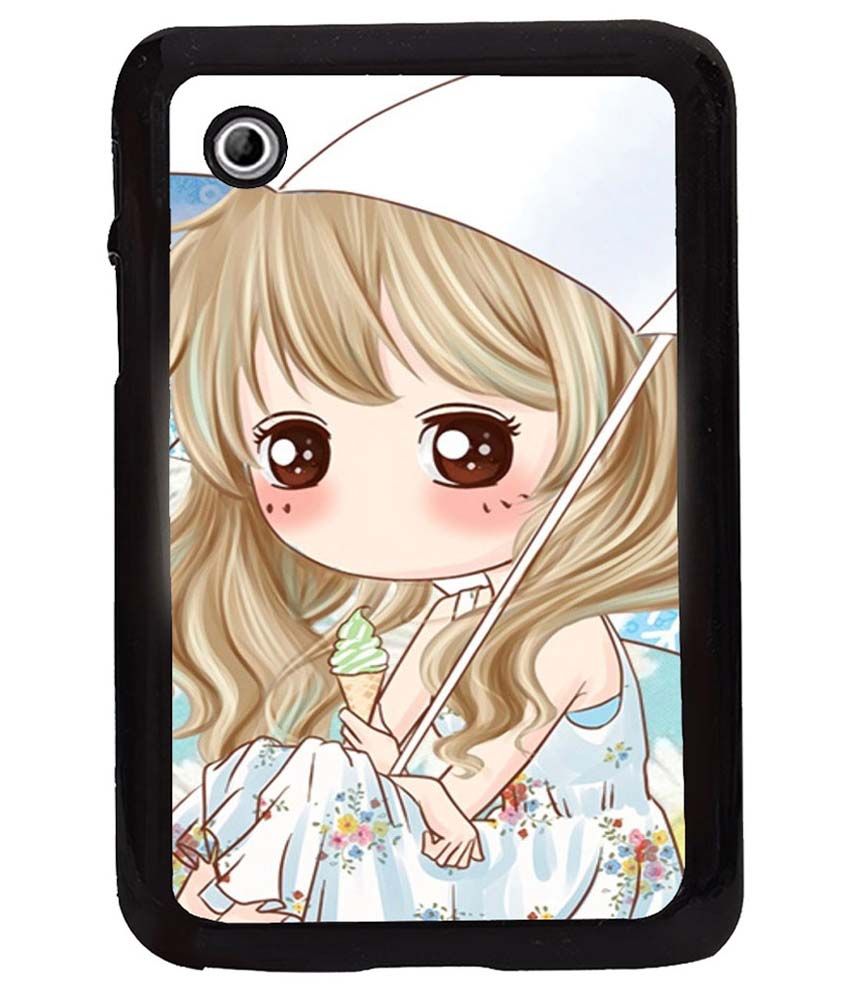 Printvisa Cute Girl Case Cover For Samsung Galaxy Tab 2 7 0