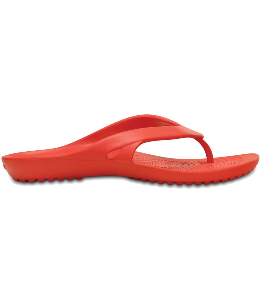 red crocs slippers