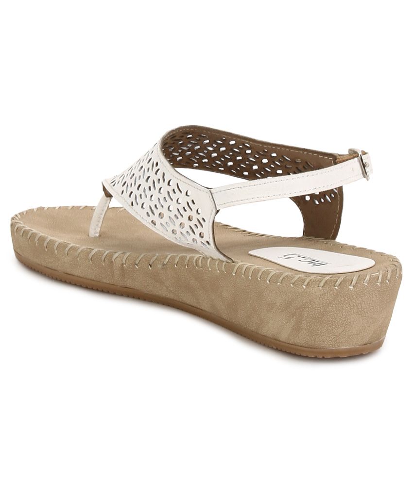 new look white sandals flat