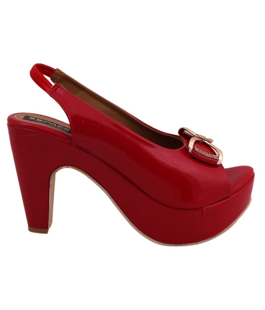 versace red platforms