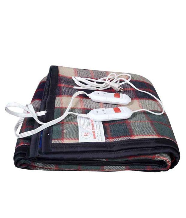 MM Blankets Multicolor Double Bed Woolen Electric Blanket - Buy MM