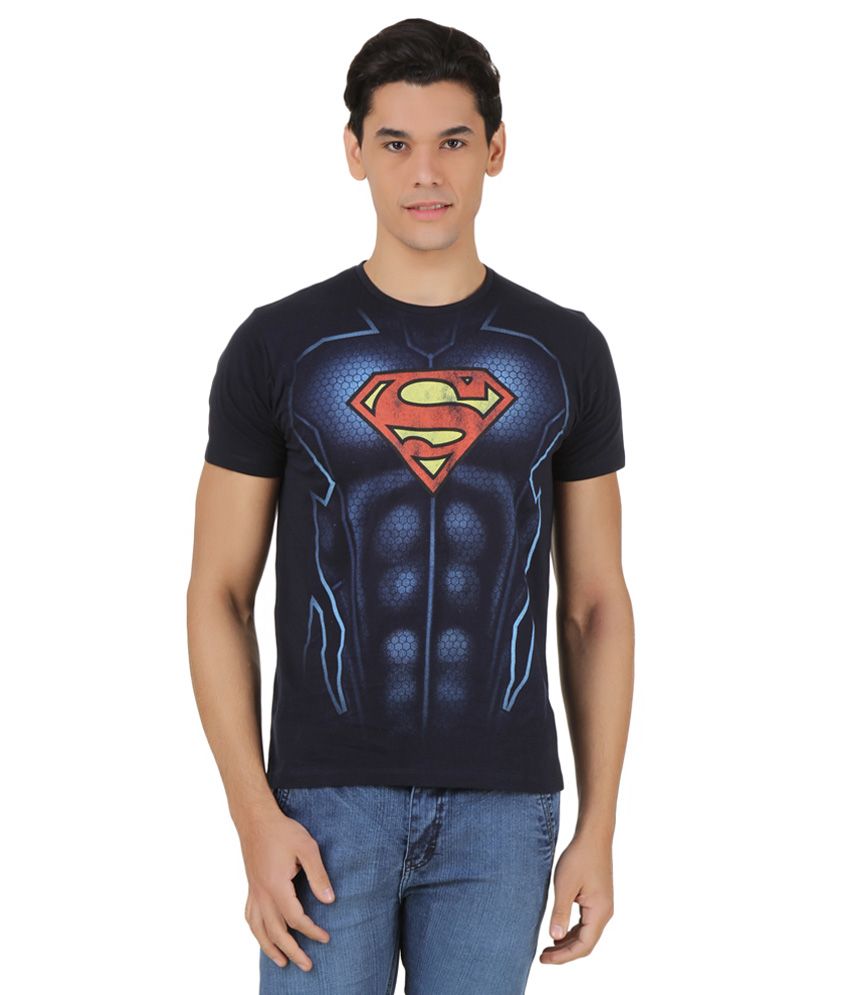 superman printed t shirt