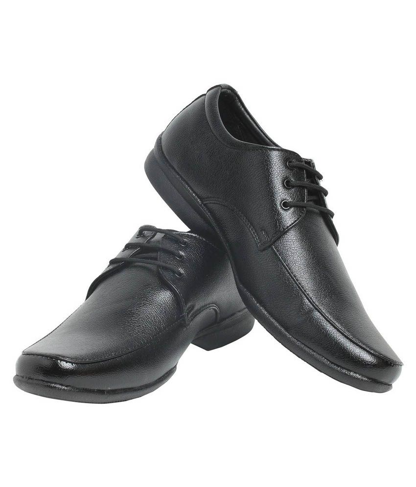 Bata Artificial Leather Black Formal Shoes Price in India- Buy Bata ...