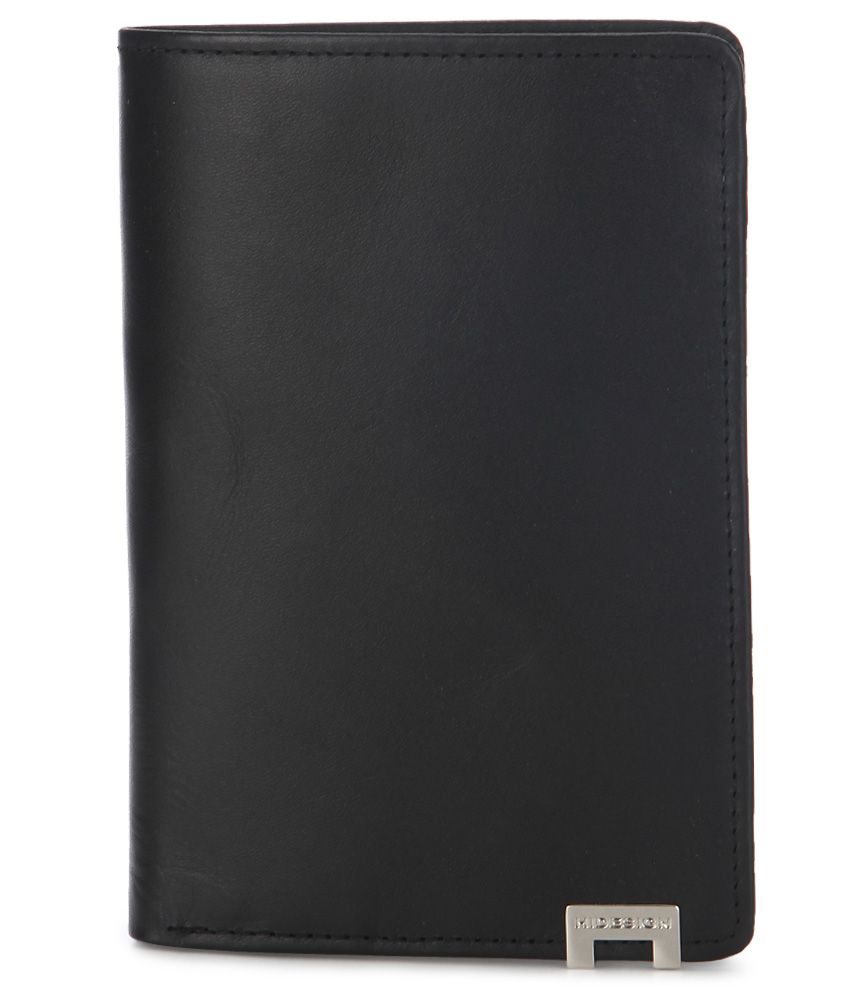 Hidesign 268 031A Black Leather Passport Travel Wallet Buy Online at