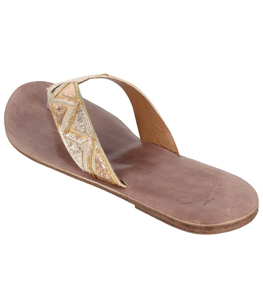 Rub & Style Beige Slippers & Flip Flops Price in India- Buy Rub & Style Beige Slippers & Flip 