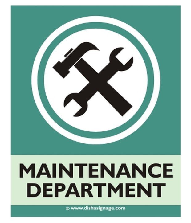 Dishasignage Maintenance Department Sign Art Craft Accessories Buy