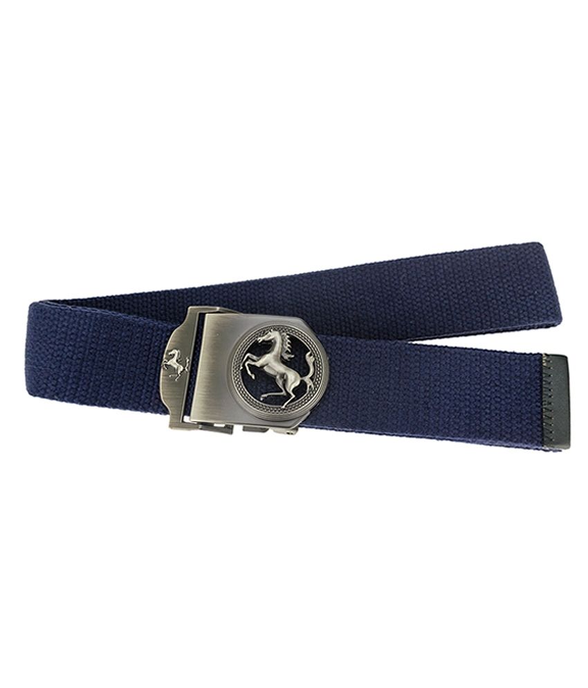 Genious Blue Canvas Casual Belt for Men Buy Online at Low Price in