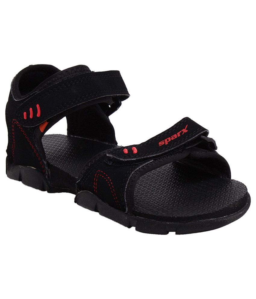 Sparx Black Floater Sandal for Boys Price in India- Buy Sparx Black ...