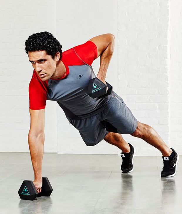 Domyos Rubber Dumbbells 7 5 Kg By Decathlon Buy Online At Best Price On Snapdeal