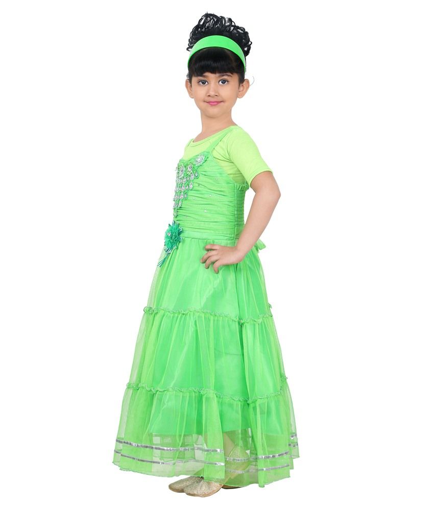 green net frock
