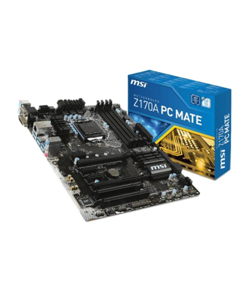 Msi Z170a Pc Mate Motherboard Buy Msi Z170a Pc Mate Motherboard Online At Low Price In India Snapdeal