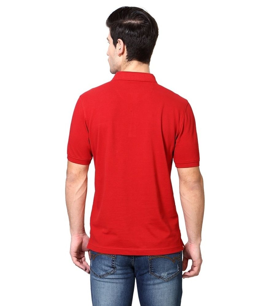 van heusen red tshirt