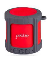 Pebble Blast Bluetooth Speakers - Red