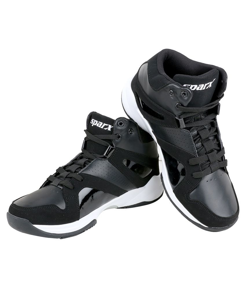 SPARX Black Basketball Shoes
