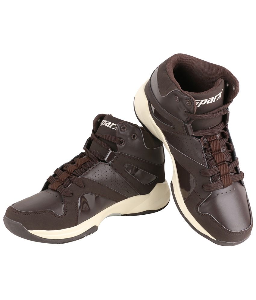 SPARX Brown Basketball Shoes - Buy 