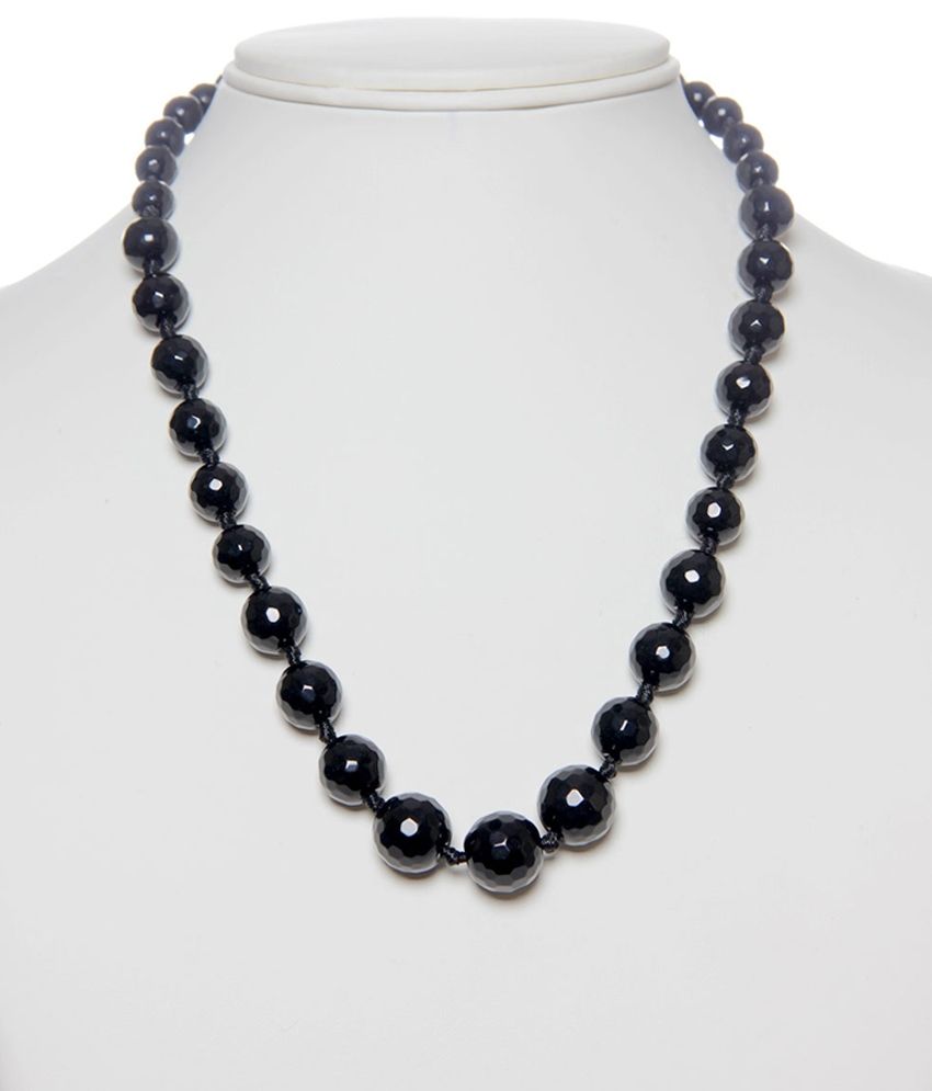The Haat Black Onyx Stone Necklace Buy The Haat Black Onyx Stone Necklace Online At Best Prices In India On Snapdeal