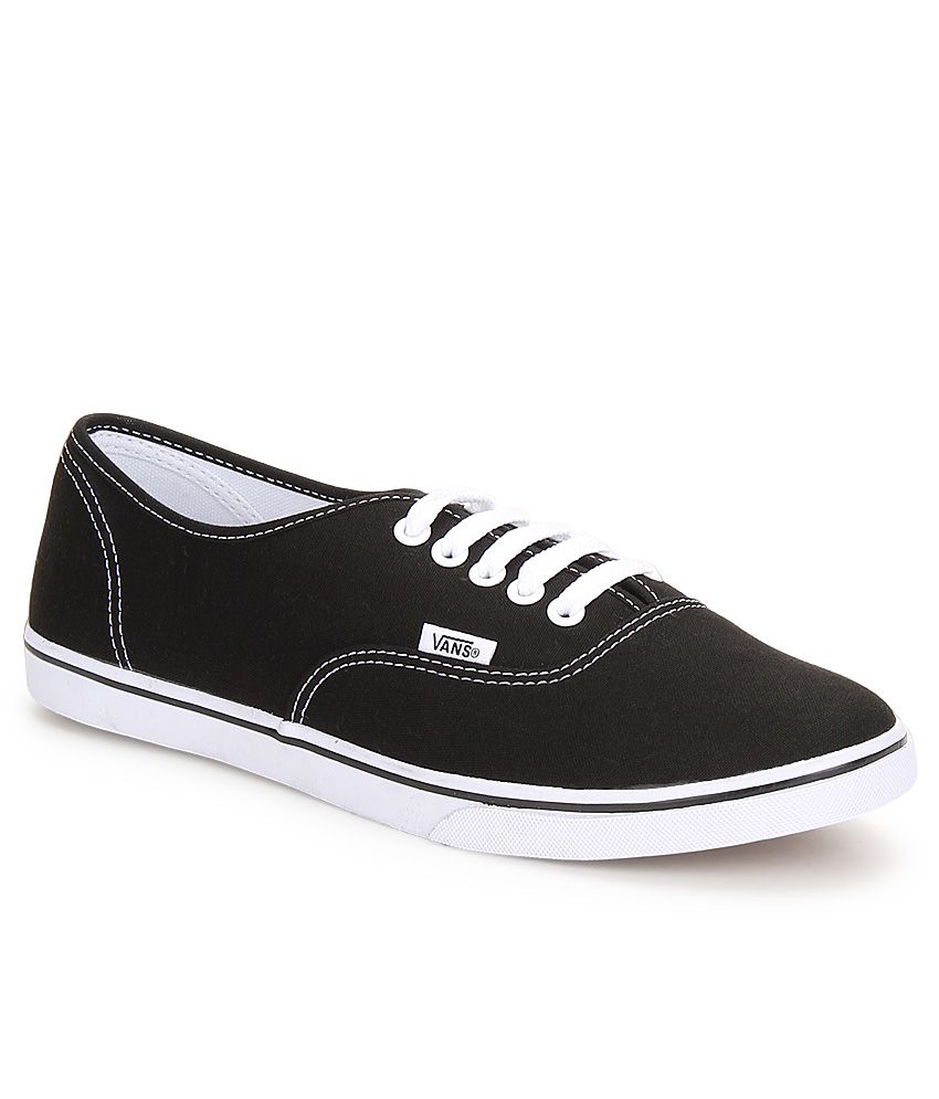 Vans Authentic Lo Pro Black Canvas Casual Shoes - Buy Vans Authentic Lo Pro Black Canvas Casual 