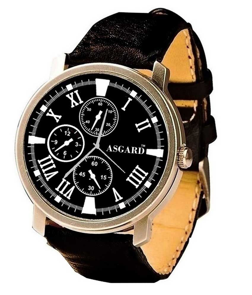 Asgard Black Analog Watch - Buy Asgard Black Analog Watch Online at