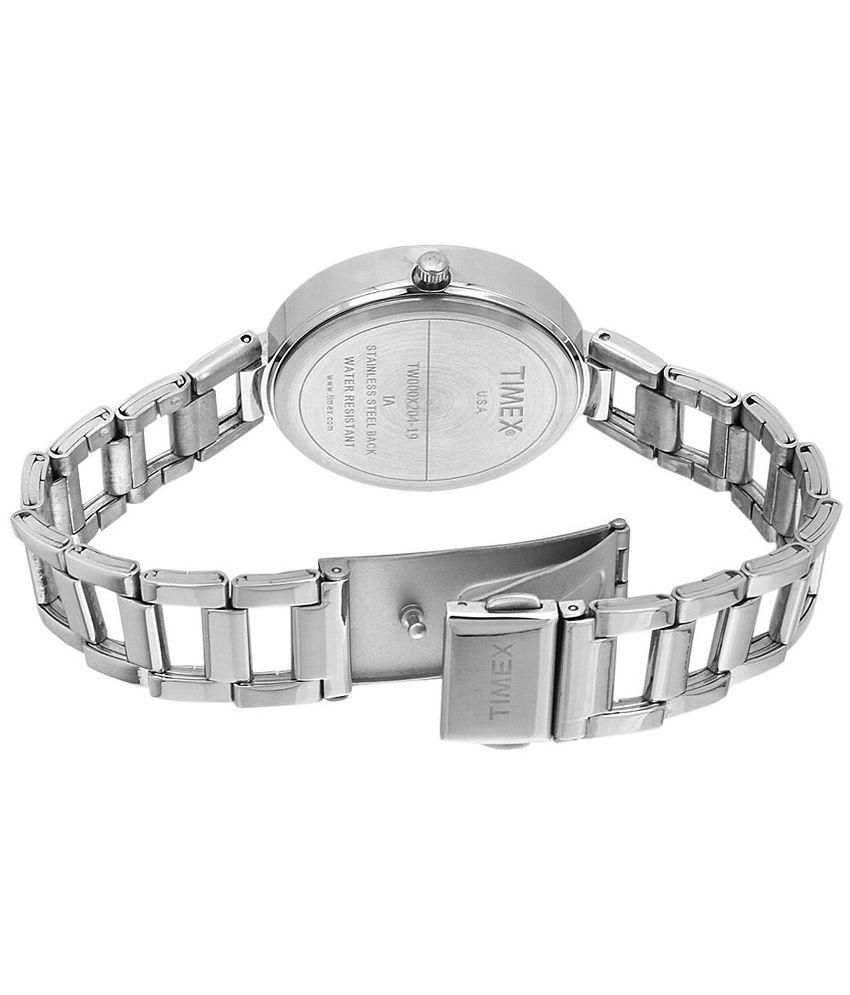 Timex Silver Analog-Chronograph Watch Price in India: Buy Timex Silver ...