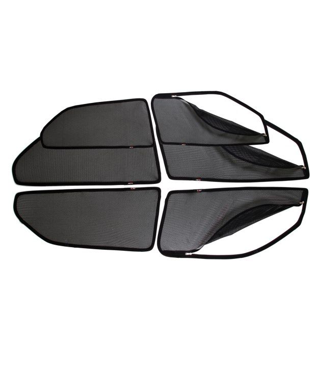 Able Spider Car Magnetic Sun Shade Curtains With Zipper For