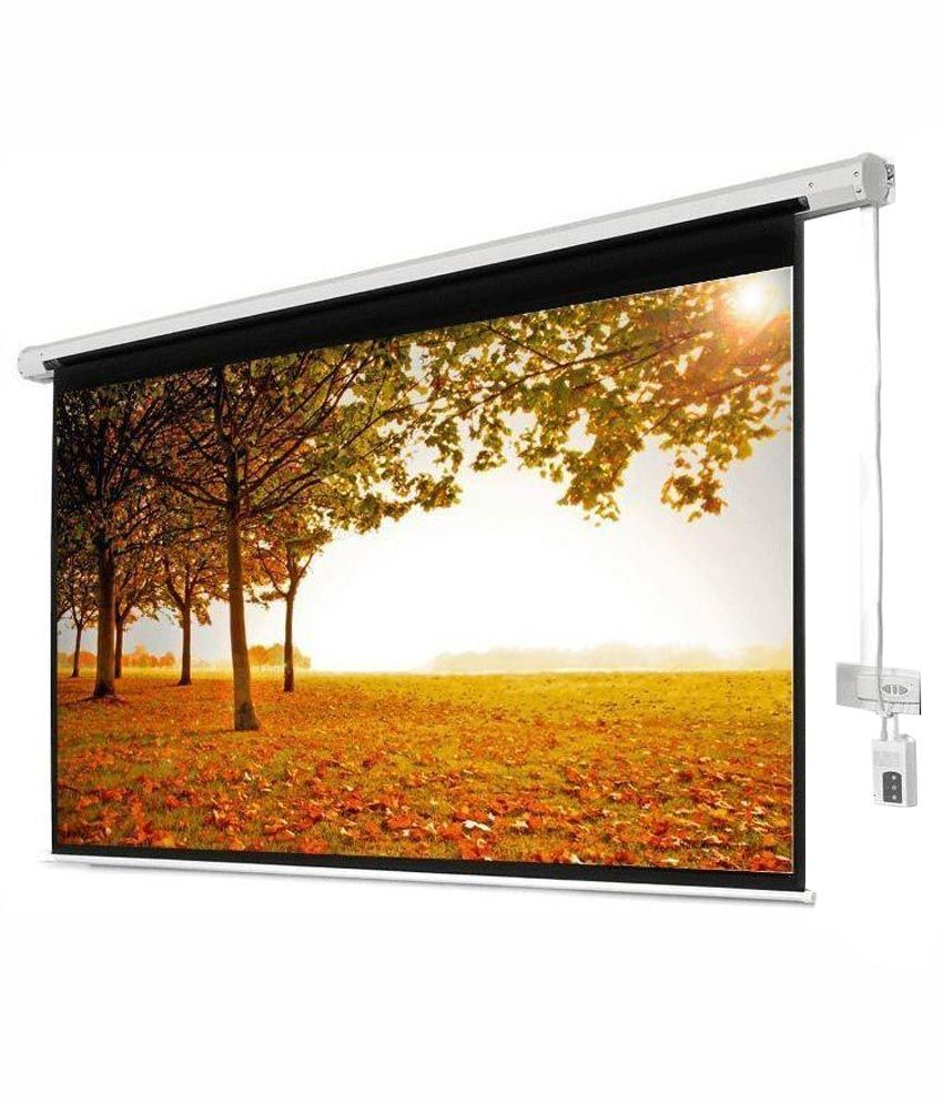 Buy Screen Technics 5x7 Motorized Projector Screen Online at Best Price