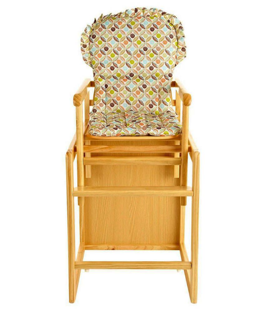 Mom & Me Beige Wood High Chair - Buy Mom & Me Beige Wood High Chair
