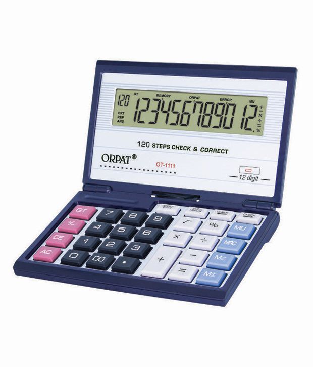     			Orpat OT-1111 Calculator with LCD Display