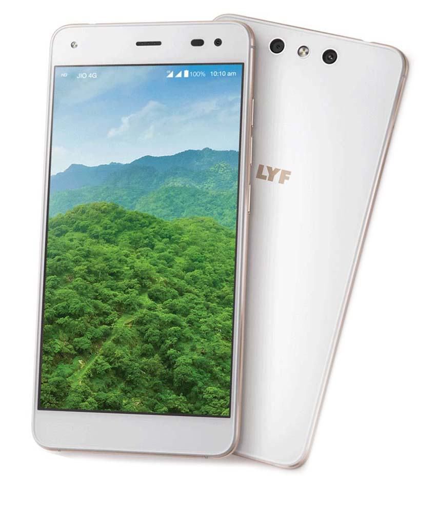 Lyf 32gb 3 Gb White Mobile Phones Online At Low Prices Snapdeal India