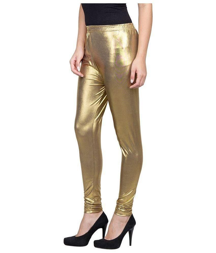 New Trends Golden Leggings For Girls - Buy New Trends Golden Leggings ...