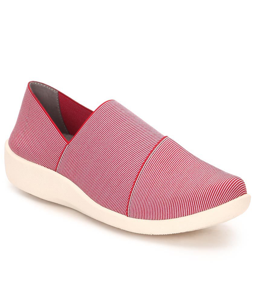 Clarks Red Casual Shoes Price in India- Buy Clarks Red Casual Shoes ...