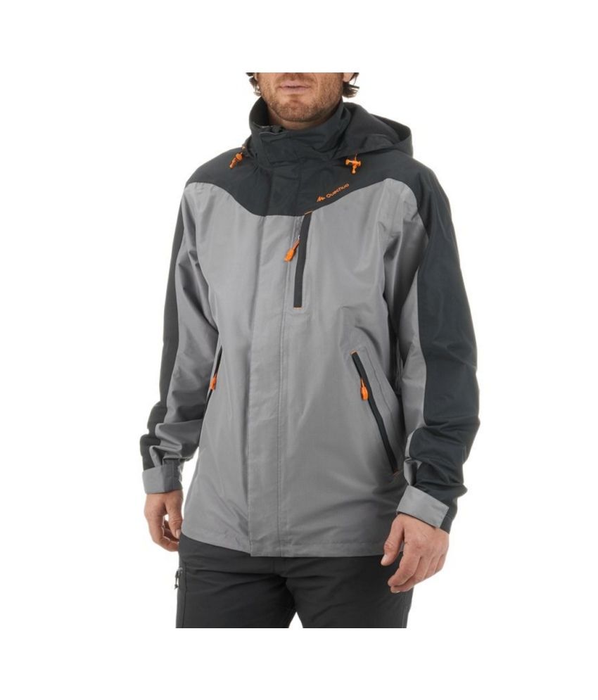 QUECHUA Forclaz 100 Men's Hiking Rain Jacket By Decathlon - Buy QUECHUA ...